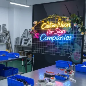 Personalized Acrylic Neon Sign LED Wall Light Multicolor Flexible Letters for Bedroom Cafe Shop Event Office