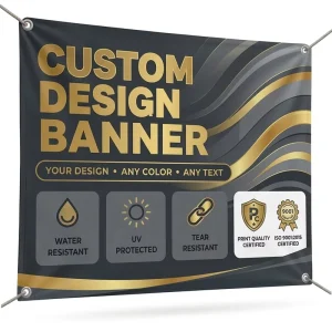 Personalized Advertising Banner Indoor Outdoor Full Color Digital UV Printing PVC Vinyl Advertising Banner