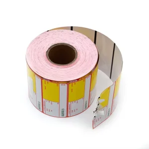 Personalized Barcode Adhesive Waterproof Pricetag Roll Label for Supermarket Use