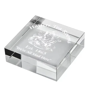 Personalized Crystal Paperweight Custom Shape Size for Business Gifts Decorative Cube Craft Made From Crystal Glass