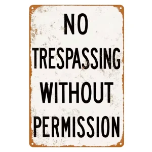 Personalized Custom Enamel Warning Metal Tin Sign Poster Vintage Wall Decor Retro Plaque Metal Plate Home Room Garage Decoration