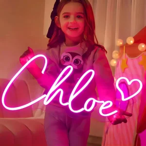 Personalized Neon Name Sign LED Light up Letters for Kids Room Nursery Birthday Wedding Gift Party Decor OEM Manufacturer