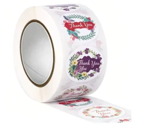 Personalized Packaging Product Logo Private Label Printing Custom Stickers Vinyl Adhesive Waterproof Sticker Label