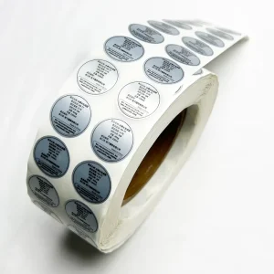 Personalized Product Custom Round Stickers Paper Vinyl Adhesive Waterproof Sticker Label Printing logo Sticker Roll