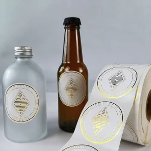 Personalized Self Adhesive Label High Transparency Clear Labels Custom Text Logo Transparent Stickers