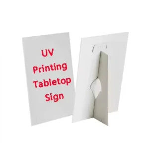 Personalized Tabletop Sign Table Poster Stand Counter Display