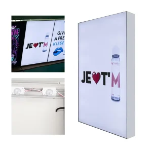Photo Fabric Frame Light Box Advertising Lightbox TV Style LED A4 Frames
