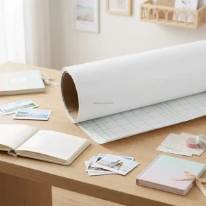 Photo Paper Cold Lamination 25 Inch Film Roll Glossy Plastic PVC Adhesive Cold Film