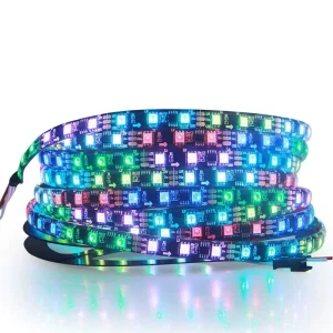 Pixel RGB WS2811 12V 24V Addressable LED Light Strip 5M Programmable RGBIC Waterproof Flexible Smart Strip Magic Dream Color