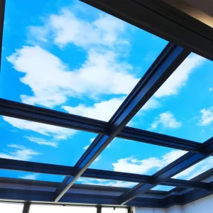 Plastic Film Roll Home Decor Commercial Decoration Support Luxury Pop PVC LED Light Ceiling
