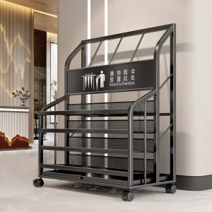 Plastic Hanging Umbrella Shelf for Home Hotel or Lobby for Storage and Display at Door by Artifact