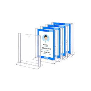 Plastic Restaurant Display Table Stand Card Name Holder OEM Table Sign Holder for Advertisement