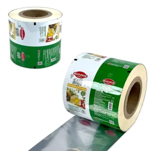 Plastic Roll Film Bopp vmpet pe Food Grade Packing for Candy Industry Auto Packing Pet Foil Film Roll Custom Printed Bag
