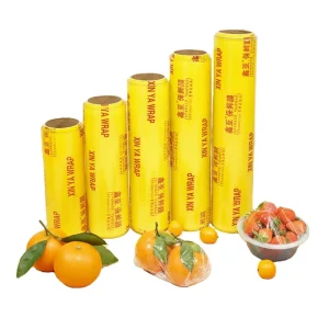 Plastic Wrap Cling Film for Food PVC Stretch Film Customized OEM Roll