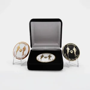 Plate Antique Gold Metal Customize Shape Medallion Coin