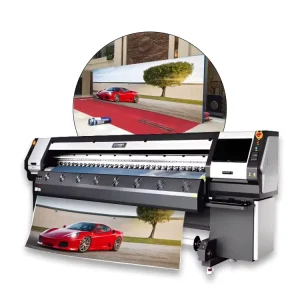 Plusjet 3.2m with Konica 512i 30pl Printhead Plotter Vinyl Wrap Flex Banner PJ 33L8 Printing Machine Eco Solvent Printer