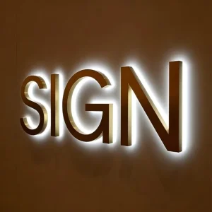 Polished Stainless Steel Storefront Sign Waterproof IP65 Outdoor Wall Decoration Channel Letter