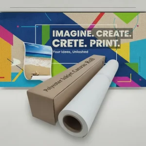 Polyester Canvas Roll Waterproof Matte Inkjet Fabric for Digital Photo Printing Art Gallery Canvas