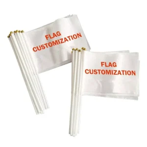 Polyester Mini National Flags Handheld Waving Flags Custom Hand Flags to Cheer and Enhance the Atmosphere