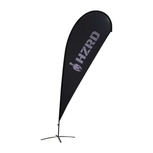 Polyester Roadside Beach Garden Outdoor Custom Teardrop Flag AD Advertising Banner Stand Fast Delivery