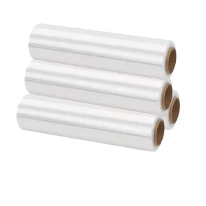 Polyethylene PE Casting Stretch Wrap Film Soft Moisture Proof Transparent Shrink Roll for Packaging with Customizable Printing