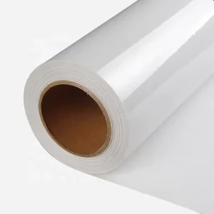 Polymeric Glossy Cold Lamination Film 80mic 120gsm Permanent Glue Anti Shrink for Outdoor Print Cold Lamination Film
