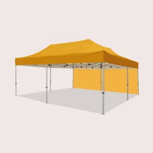 Pop Tent Custom Logo Print 20X20 Gazebo Durable Aluminum UV Resistant Oxford Fabric Tradeshow Canopy
