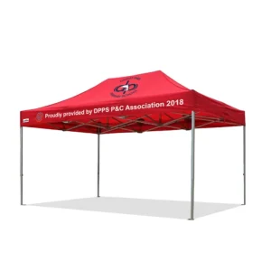 Pop up Advertising Tent with Custom Logo and Full Side Walls for Business and Event Displays