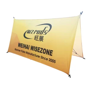 Pop up Systems and Foldable Square Frame Triangle Banner for Trade Show Displays