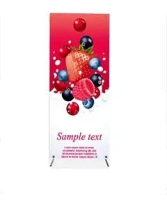 Popular Easy Set up Portable Retractable Outdoor Advertising Display X Banner Stand Weatherproof Vinyl B