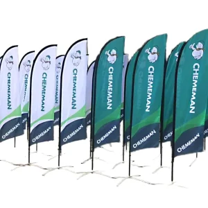 Popular Feather Flags Custom Banner Stand with Digital Printing for Outdoor Advertising in Garden and Roadside
