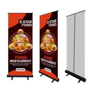 Portable 80 85*200cm Black Diamond Roll Up Banner Stand Aluminum Frame Printed Advertising Exhibitions Promotions Display