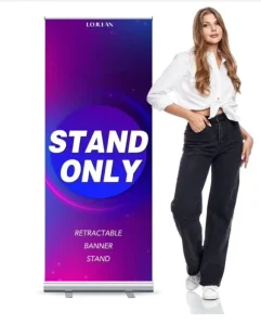 Portable Aluminum Roll Up Display Board Portable Banner Stand for Advertising and Promotion