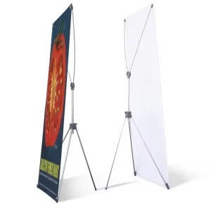 Portable American X Banner Stand Telescopic Aluminum Alloy Weatherproof Factory Direct Supply X Display