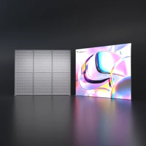 Portable Double-Sided Fabric Display Screen LED Advertising Light Box Stand