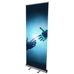 Portable Economy Rollup Retractable Banner Stand Green Roll up Led Screen Banner Base