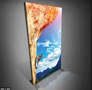 Portable Fabric Double sided Light Box Material Standing Illuminated Advertising Display Stands LED Fabric Light Box Display
