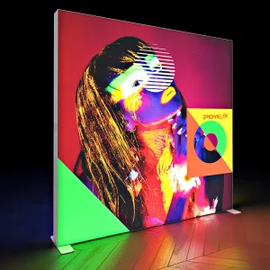 Modular PVC Light Box Easy Assembly LED Poster Display for Retail Store Promotion Event Advertising