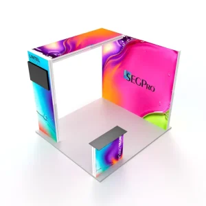 Portable Fast Install Fabric Advertising Light Box LED Display Exhibition Stand Graphic Trade Show Booth Display
