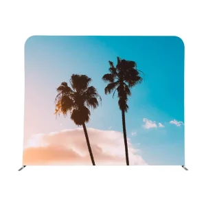 Portable Folding Fabric Aluminum Tension Backdrop for Trade Show Equipment Wall Media Display