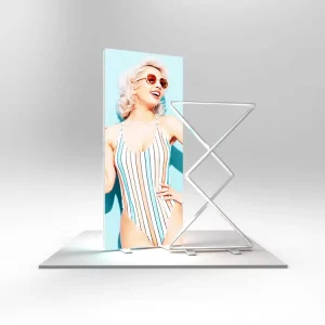 Portable High Quality Aluminum Frame SEG Tension Fabric Backdrop LED Backlit Light Box