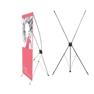 Portable Korean X Banner Stand OEM ODM Custom Graphic Printing X Banner Stand