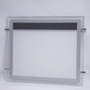 Portable LED Backlit Ultra Thin Acrylic Panel Crystal Poster LED Light Box With Display Screen