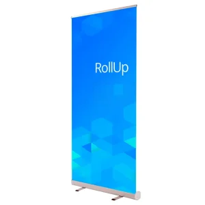 Portable Lightweight Roll-Up Banner Display with Adjustable Features for Advertising and Exhibition Promotions