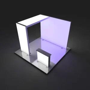 Portable Modern Exhibition Light Box Tension 3*3 Trade Show Foldable Booth Seg Lightbox