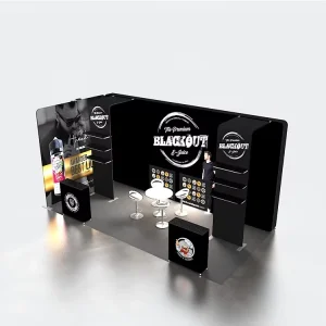 Portable Modular Easy Setup Aluminum SEG Fabric 10 X 20 Trade Show Booth Exhibition