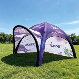 Portable Pop up Inflatable Camping Gazebo Tent Advertising Tent for Retail Outdoor Use with Oxford Cloth Material