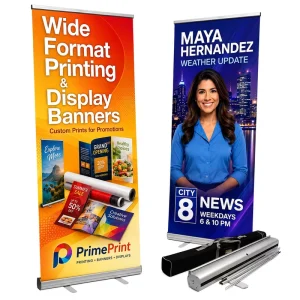 Portable Retractable Banner Stand Aluminum Roll up Pull up Display 80x200cm for Trade Show