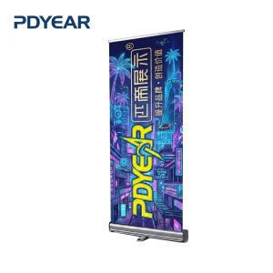 Portable Retractable Pull up Banner Display Stand with Digital Print Advertising Aluminum Roll Up Banner