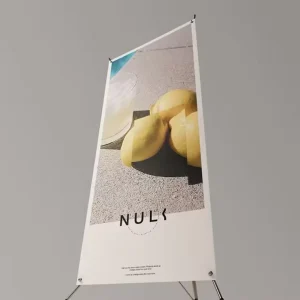 Portable Retractable Roll Up Banner Stand with Aluminum Steel Frame for Advertising Exhibitions